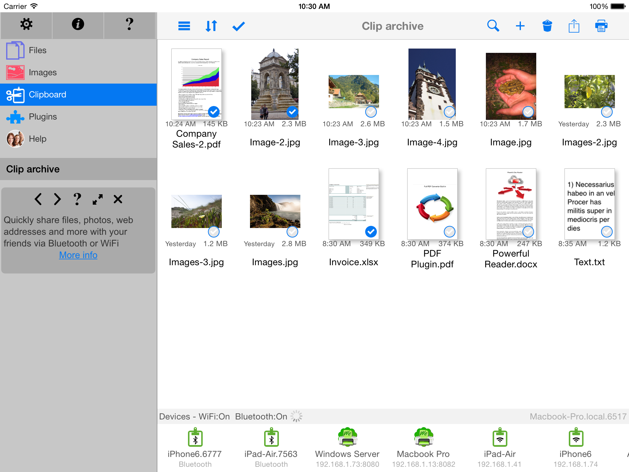 Manage all iPhone/iPad and Cloud Files - in FileCentral for iOS 9 Image