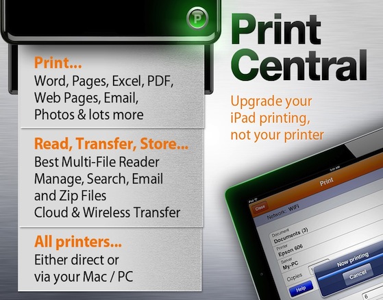 from iPad Mini Print iPad 3: “PrintCentral”